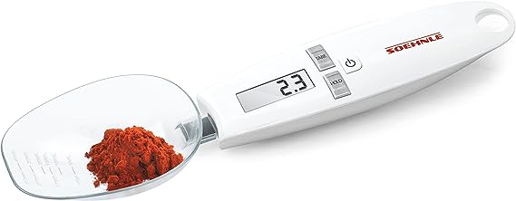 Soehnle Cuchara medidora digital Cooking Star con graduación de 0.1 g hasta 500 g